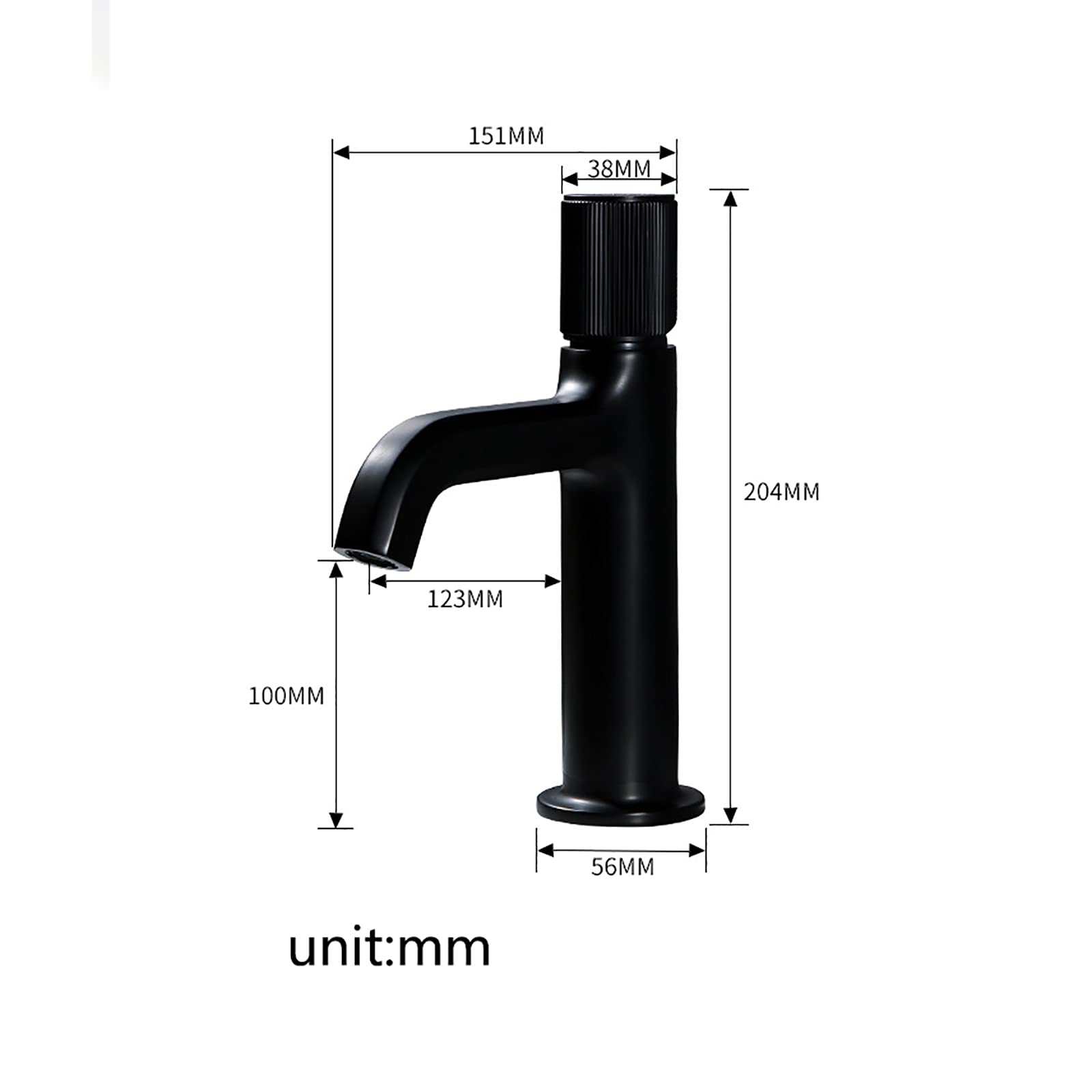 Bateria łazienkowa, chromowany mosiężny kran mieszający z ciepłą i zimną wodą, bateria umywalkowa z pojedynczym uchwytem, montowany na blacie, nowoczesny design do umywalki, trwały i stylowy
