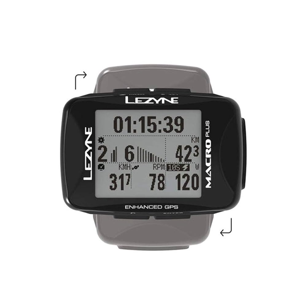 100. 【新品】LEZYNE MACROPLUS GPS サイクルコンピュータ レザイン LEZYNE GPS 低価格とハイスペックな機能が魅力のGPS