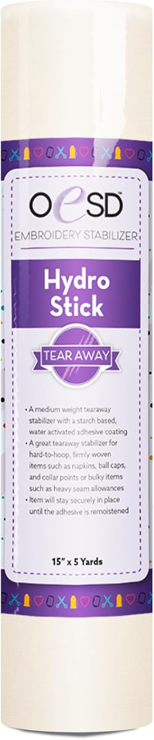 OESD Light Weight Tear Away Embroidery Stabilizer 15" x 10 Yd Roll