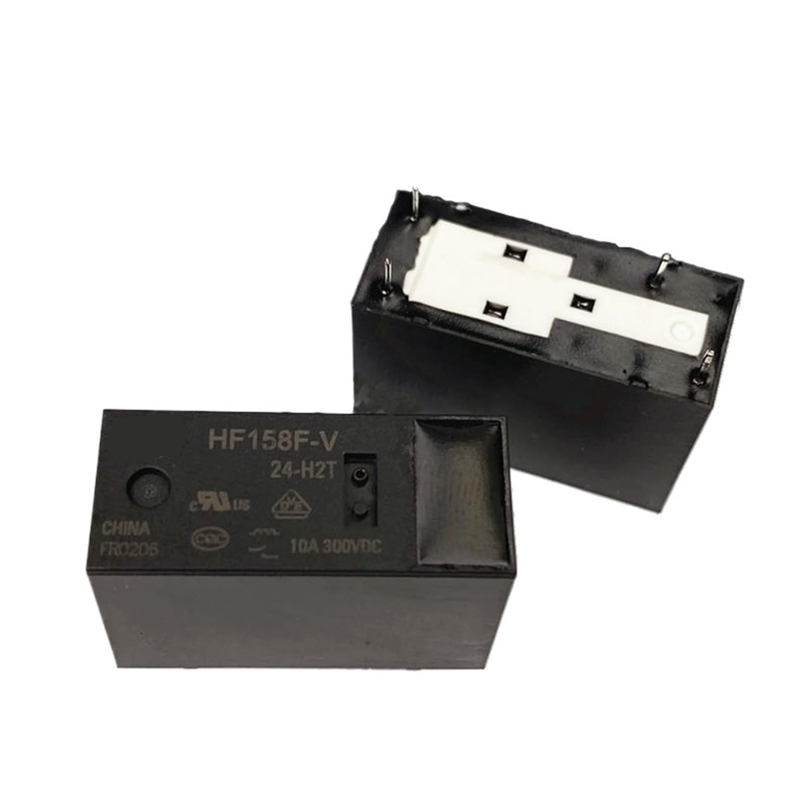 Relais électromécanique HF158F-V-24-H2T 24VDC 10A à mémoire