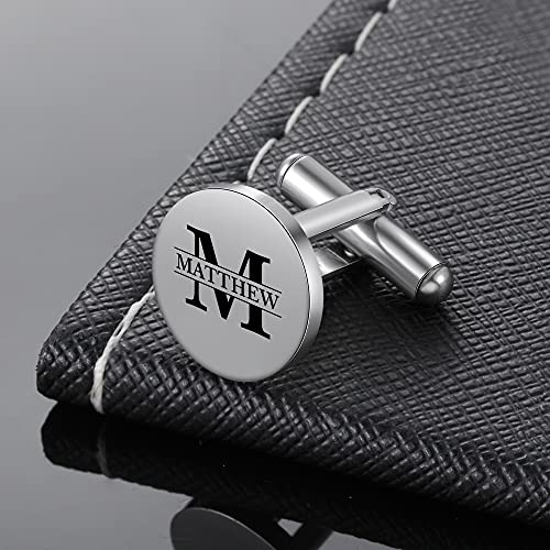Mancuernillas Personalizadas para Hombre con Iniciales miniatura 5