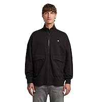 G-STAR 8719965012981 Rovic Full Zip Loose SW, Nero (Dk Black D27078)