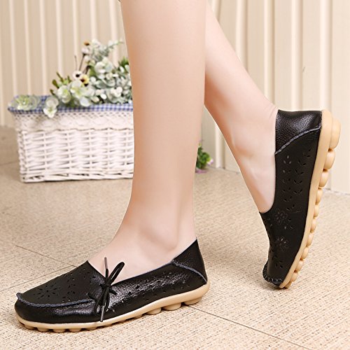 Image of VenusCelia Women's Breathable Comfort Walking Office Flat Loafer