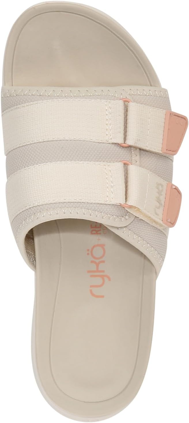 Ryka womens Tribute Recovery Slide SandalSlide Sandal