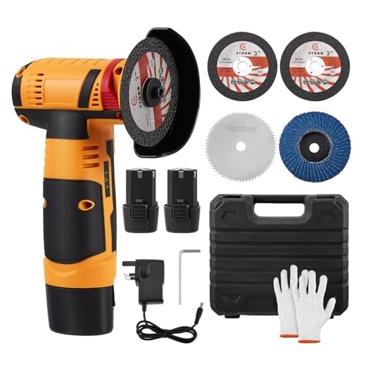 Cordless Mini Angle Grinder Set