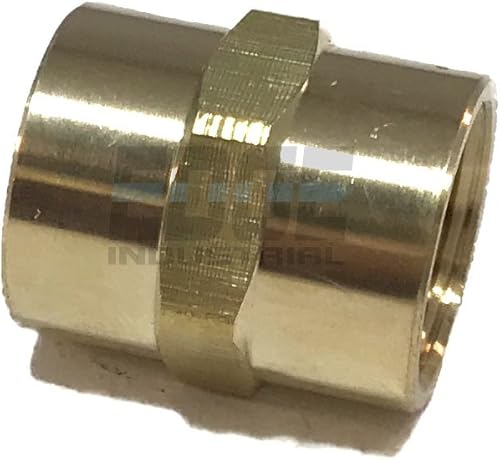 Miniatura 2 de Acoplamiento de latón 38" hembra NPT FNPT combustibleaireaguaaceitegas WOG (Cantidad 05)