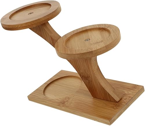 DOITOOL Estante de exhibición de flores pequeñas multicapa, decoración de mesa, mini decoración, soportes para suculentas de mesa de 3 niveles,