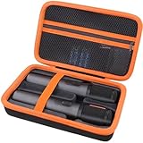 co2CREA Hard Case für JBL PartyBox Wireless Mic 2X Digital Wireless Mikrofone/JBL Wireless Zwei Mikrofon System mit Dual-Channel-Empfänger, nur Fall