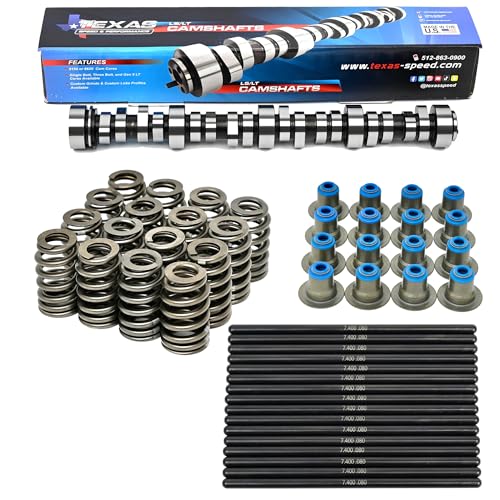 Texas Speed Chopacabra 6.0L Cathedral Port Camshaft | Fits LQ4 LQ9 LS2 6.0L LS Engines | Aggressive Truck Performance Cam | Kit Options Available (Cam, Springs, Hat Seals, & Pushrods)