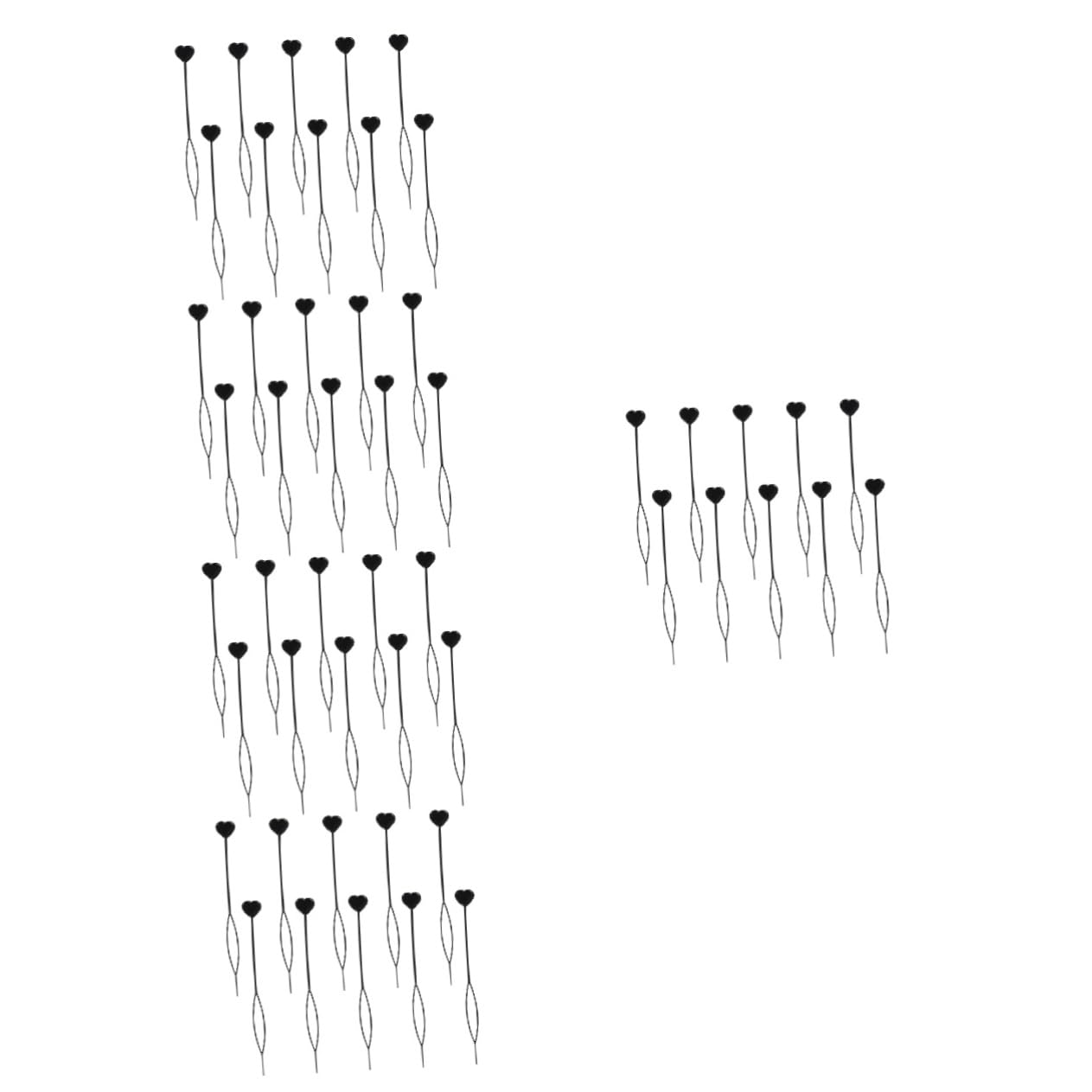 MAGICLULU Topsy Tail Werkzeug 250 Stk Werkzeug Für Haarflechten Schnelle Perlenkette Geflochtener Pferdeschwanz Dame Lockenstab Für Haare Automatischer Lockenstab Haarstyling-gerät Haarperle Haare