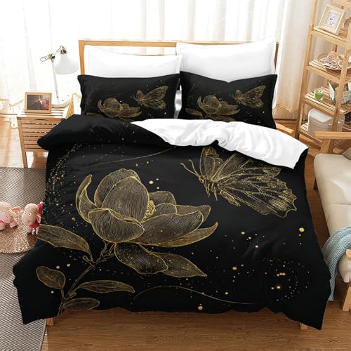 Housse de couette fermeture éclair parure lit super douce