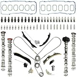2016-2024 3.6L Engine Rebuild Overhaul Kit Timing Chain Camshaft Rocker Arm Lifter Fit For Chrysler Pacifica Voyager Dodge Durango Jeep Gladiator Grand Cherokee Wrangler Ram Promaster 1500 2500 3500