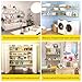 Adjustable Shelf Bracket 40 Inch 8 Pack Silver Shelf Pilaster Strips Shelf Rail Shelf Track Adjustable Wall Shelves Shelf Standards and Supports for Cabinet Closet Organization