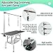 LOVMOR 46 Inch Dog Grooming Table,Adjustable Home Pet Grooming Tables with Arm/Noose/Mesh Tray
