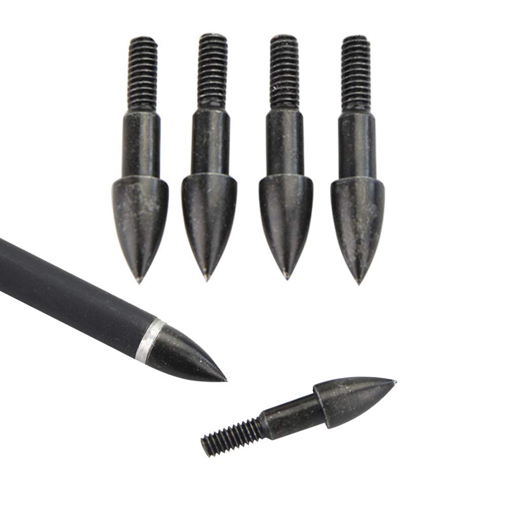 MILAEM 24 Pack Archery Bullet Points 60/65/75 Grain Field Points Srcew in Broadheads Targeting Practicing Hunting