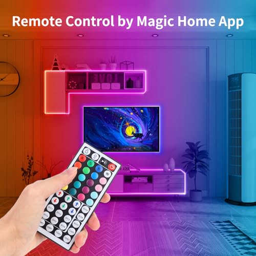 Tira LED RGB Flexible 16.4 pies con Control Remoto y Fuente 12V miniatura 3