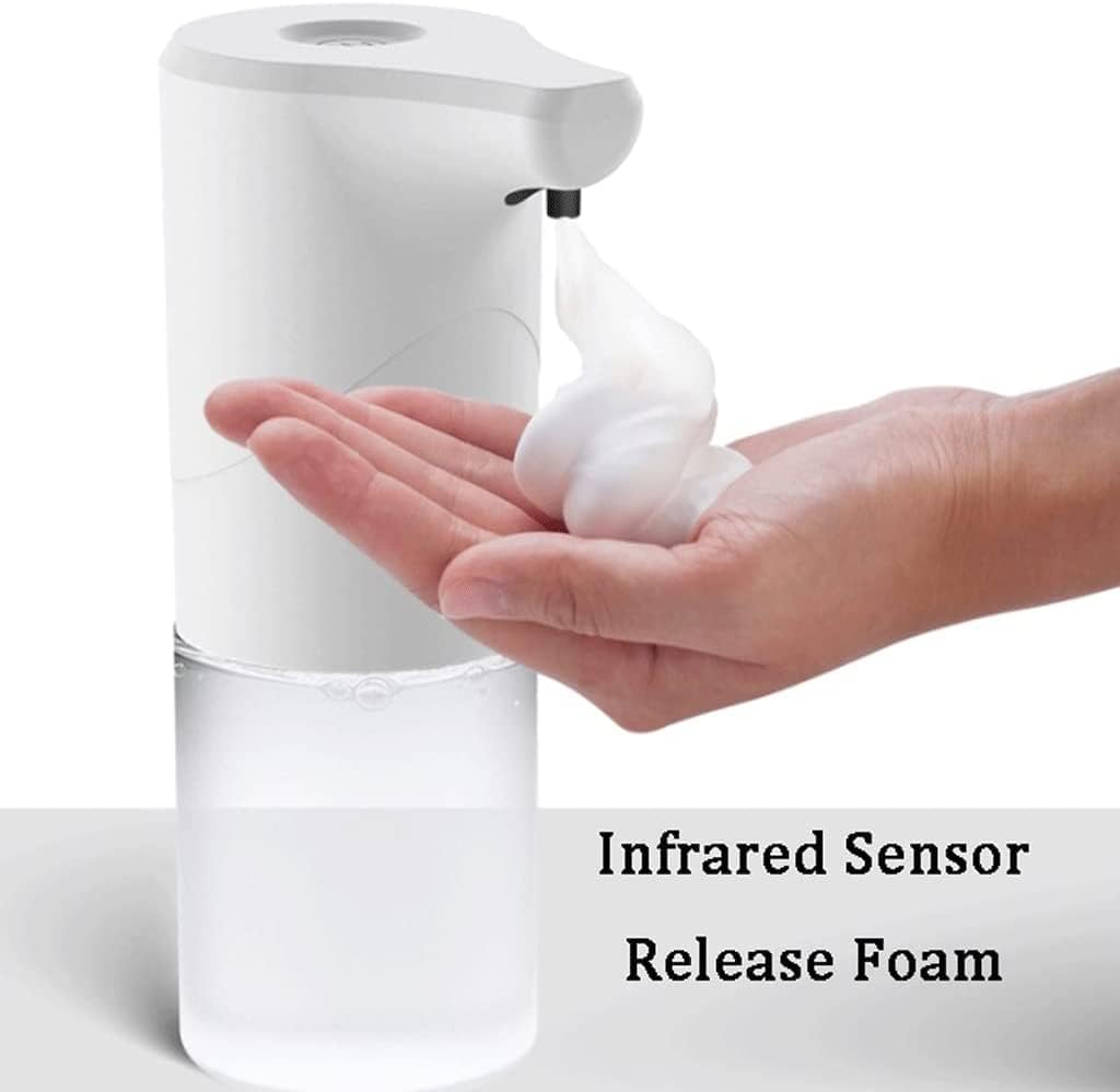 Large Capacity Automatic Soap Dispenser Rechargeable Touchless Liquid Dispensers Smart Sensor Soap Pump 330ml/11.2oz Kitchen Lotion Bottle Lotion Bottle (2)