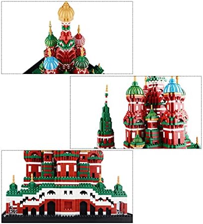 LULUFUN Building Blocks Set Saint Basil's Cathedral World-Famous Architecture Building Set Nano Micro Building Blocks Toys, Educational Toy, Gift for Adults and Children (4300 pcs) - 2