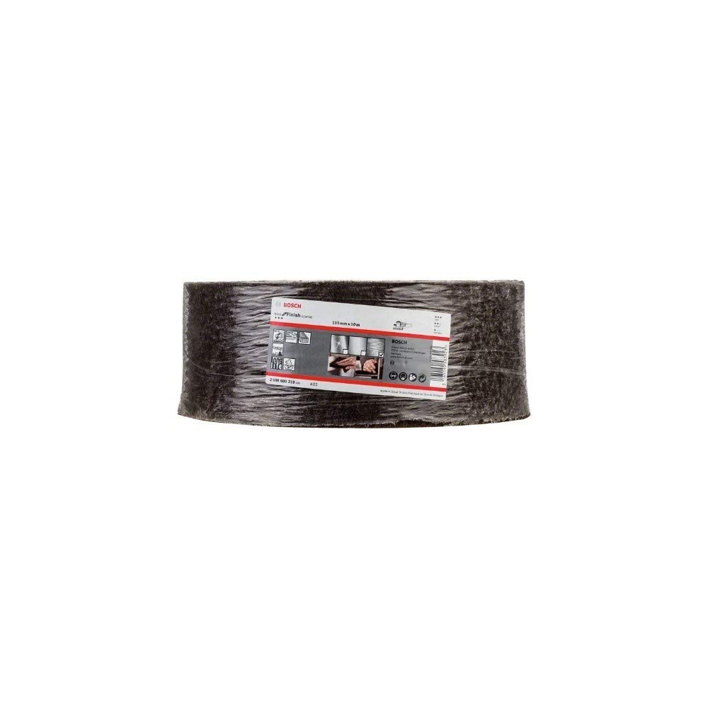 Bosch Professional Schleifvliesrolle Best for Finish Coarse (Feinheitsgrad: grob, Länge 10 m, Breite 115 mm, Zubehör Handschleifen), 2608608219