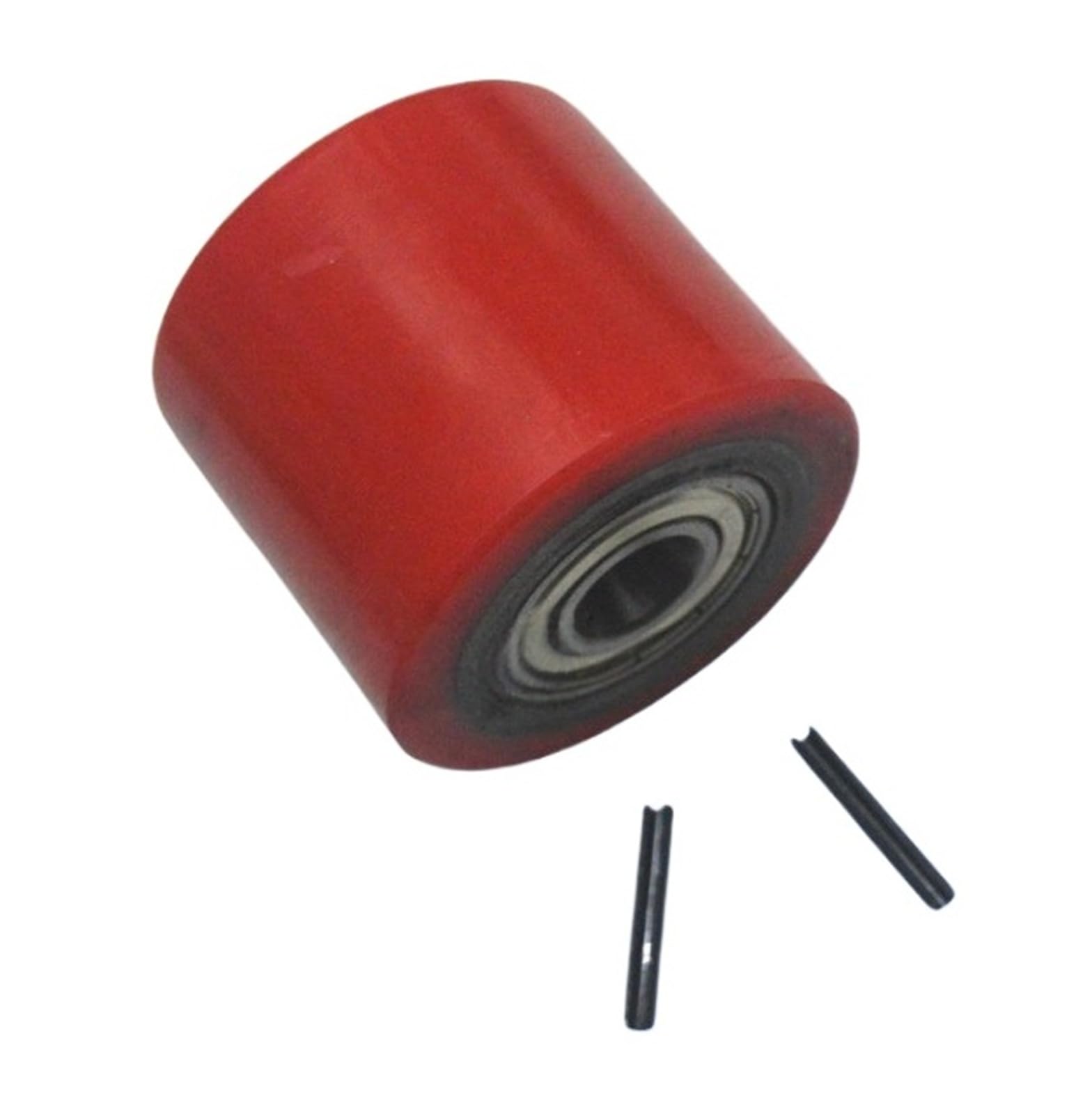 Rueda for transpaleta manual, ruedas hidráulicas for transpaleta, 70x80-47-20 mm PU con rodamientos 6204