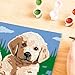 Ravensburger CreArt 27839 - Süße Hundewelpen - Malen nach Zahlen Hunde für Kinder ab 7 Jahre, Malset mit Rahmen, Pinsel und Acrylfarben, Geschenk für Mädchen und Jungen