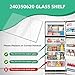 240350620 Glass Shelf Replacement for Frigidaire Shelf Replacement 23.78