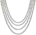 HinsonGayle AAA Handpicked White Freshwater Cultured Pearl Rope Necklace 82" Infinity Strand