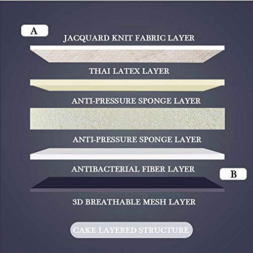 100% Natural Latex Mattress,Breathable Super Soft Foldable Tatami Mattress For Single Double Guest Bedroom Kids Room White Queen:150X200Cm #TOP4