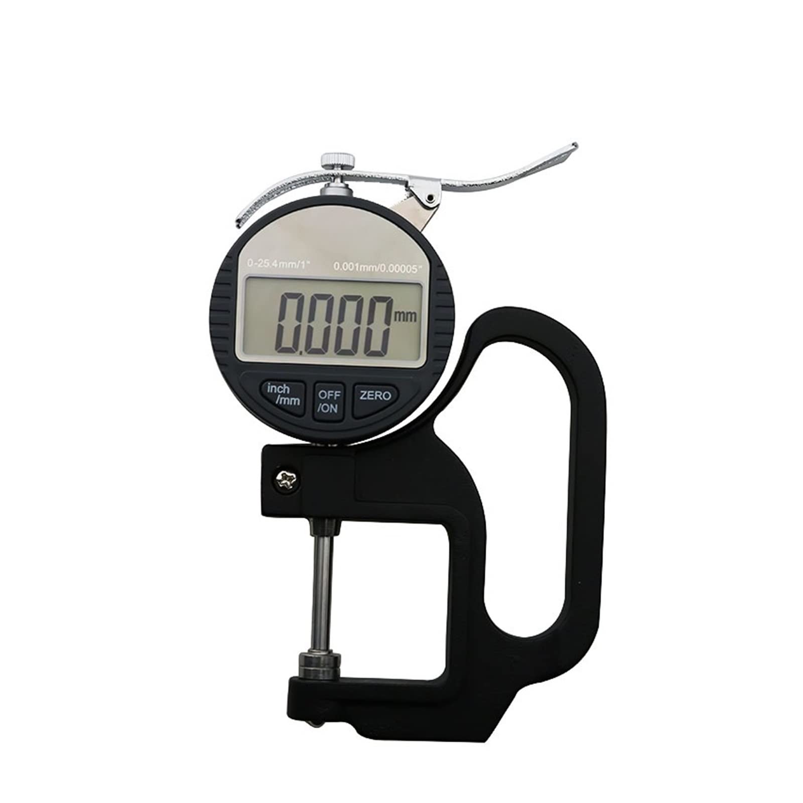 Micrometer, 0.01mm / .001mm Electronic Thickness Gauge 12.7mm 25.4mm Digital Micrometer Meter Micrometro Tester(0-25.4mm 0.001mm)