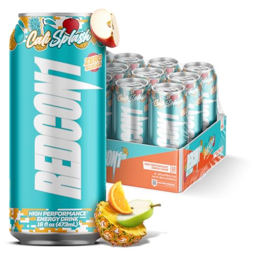 REDCON1 Cali Splash Zero Sugar Energy Drink 12ct