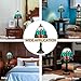 LIBOZMKO Tiffany Style Table Lamp - Dragonfly Stained Glass Lamps 6 Inch Small Tiffany Lamp Bedside Desk Lamps for Bedroom Living Room Home Office, Desk Reading Light Includes LED Bulb