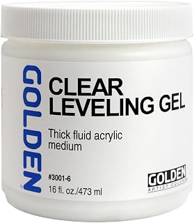 Golden Artist Colors - Self Leveling Clear Gel - 16 oz Jar