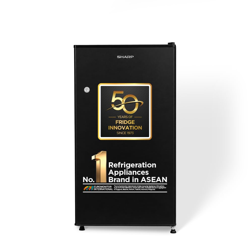 SHARP 50L Mini Fridge - Compact & Energy Efficient -11