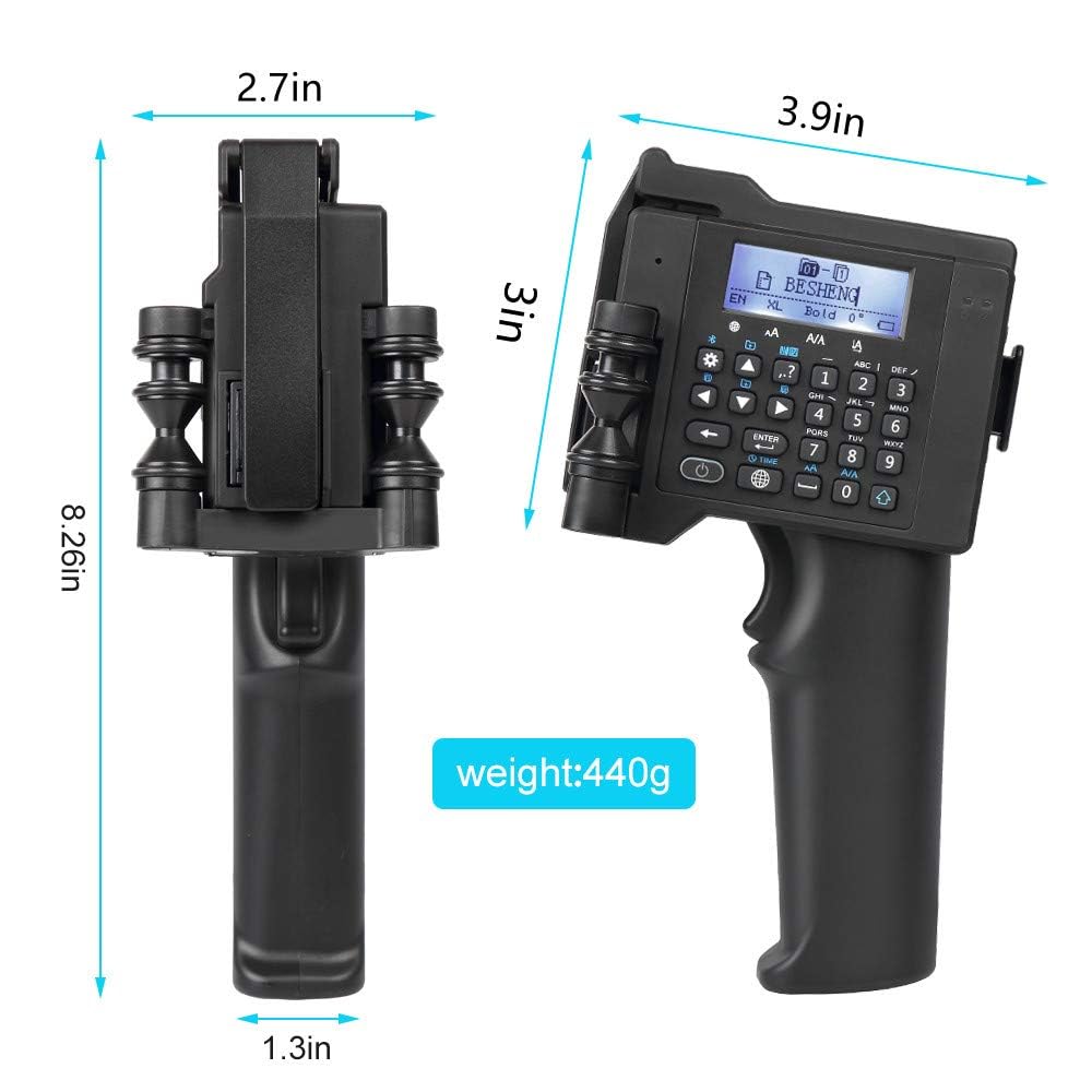Amazon.co.jp: BESHENGハンドヘルドプリンター、ハンドヘルド
