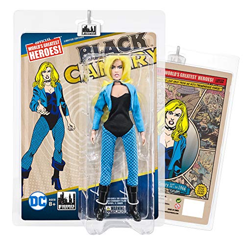 Figures Toy Company DC Comics Retro 8 Inch Action Figure Series: Black Canary