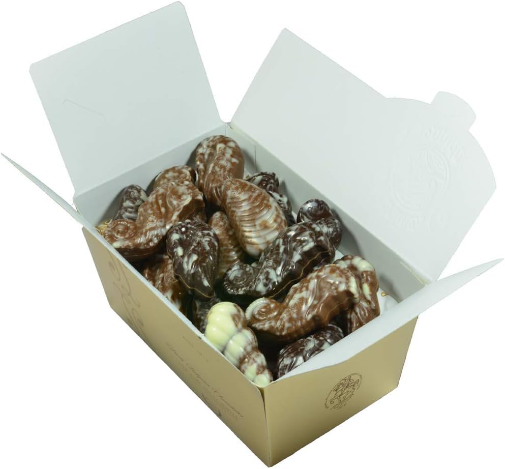 Leonidas Chocolate Praline Seashells 15 Luxury Milk Dark Creamy Belgian Seahorse Pure Pralines Amazon Co Uk Grocery