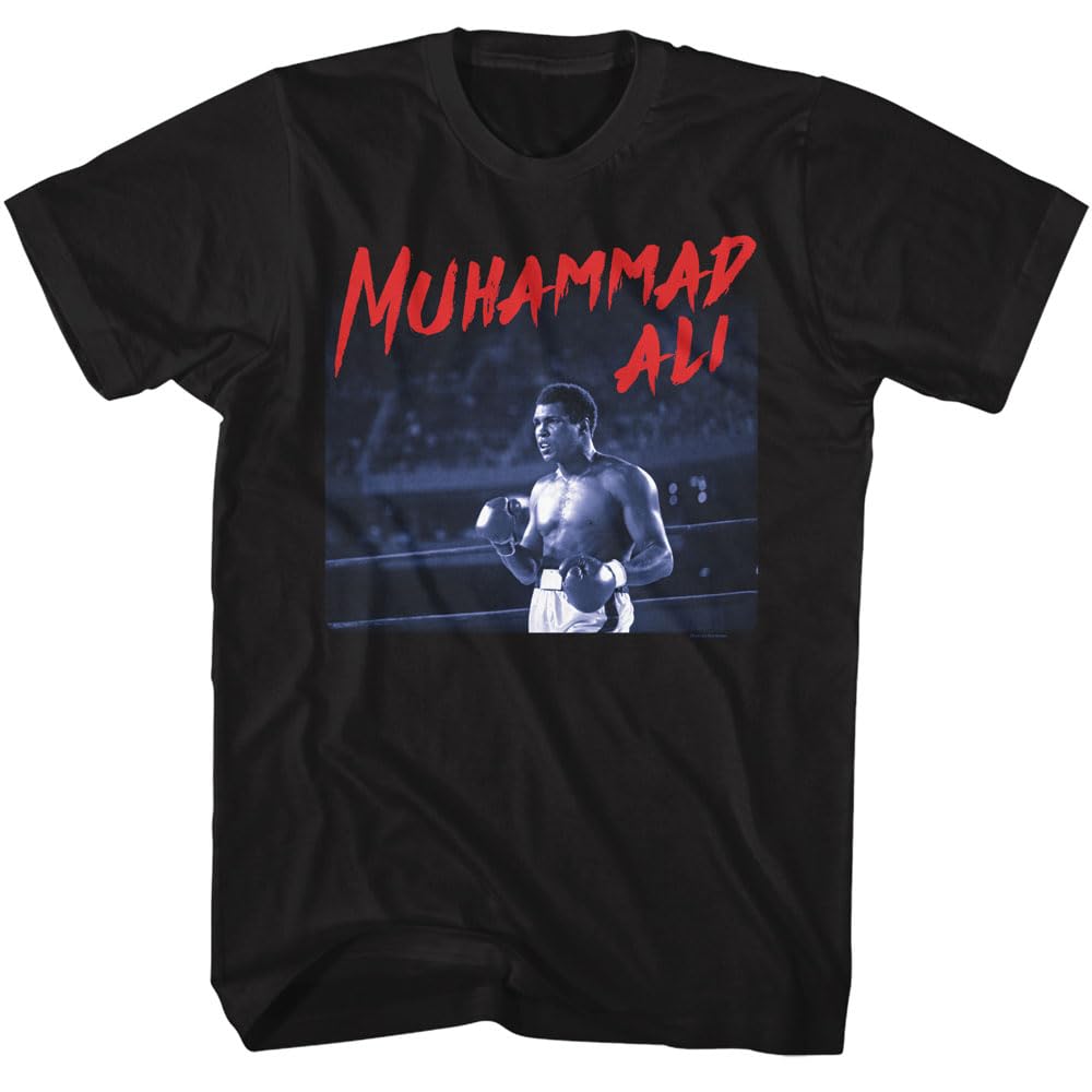 Muhammad Ali Heavyweight Champion Black And White Image Mens Short