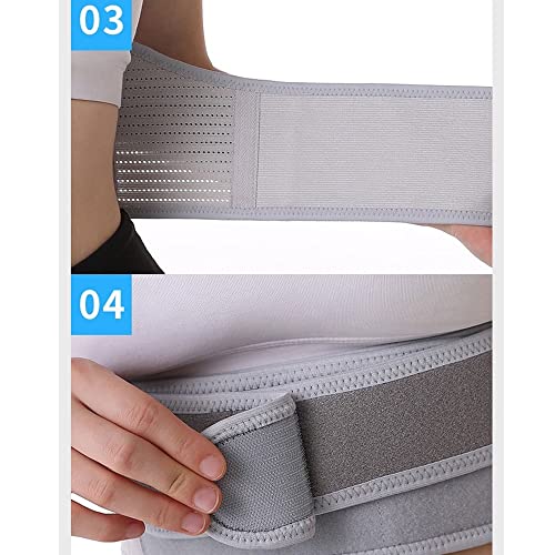 Barre en alliage correcteur de posture réglable structure renforcée gris M