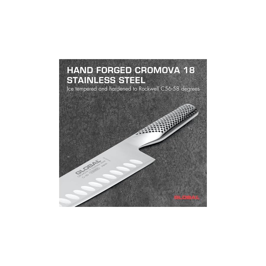 Global 7" Hollow Ground Santoku Knife G 80