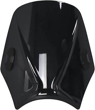 Wind Screen Shield Windscreen Windshield Universal for R&oyal for E&nfield for B&Ullet for M&eteor for Classic 350 500 for I & nterceptor 650 for C&ontinental لـ GT 535 Air Deflector Color Black