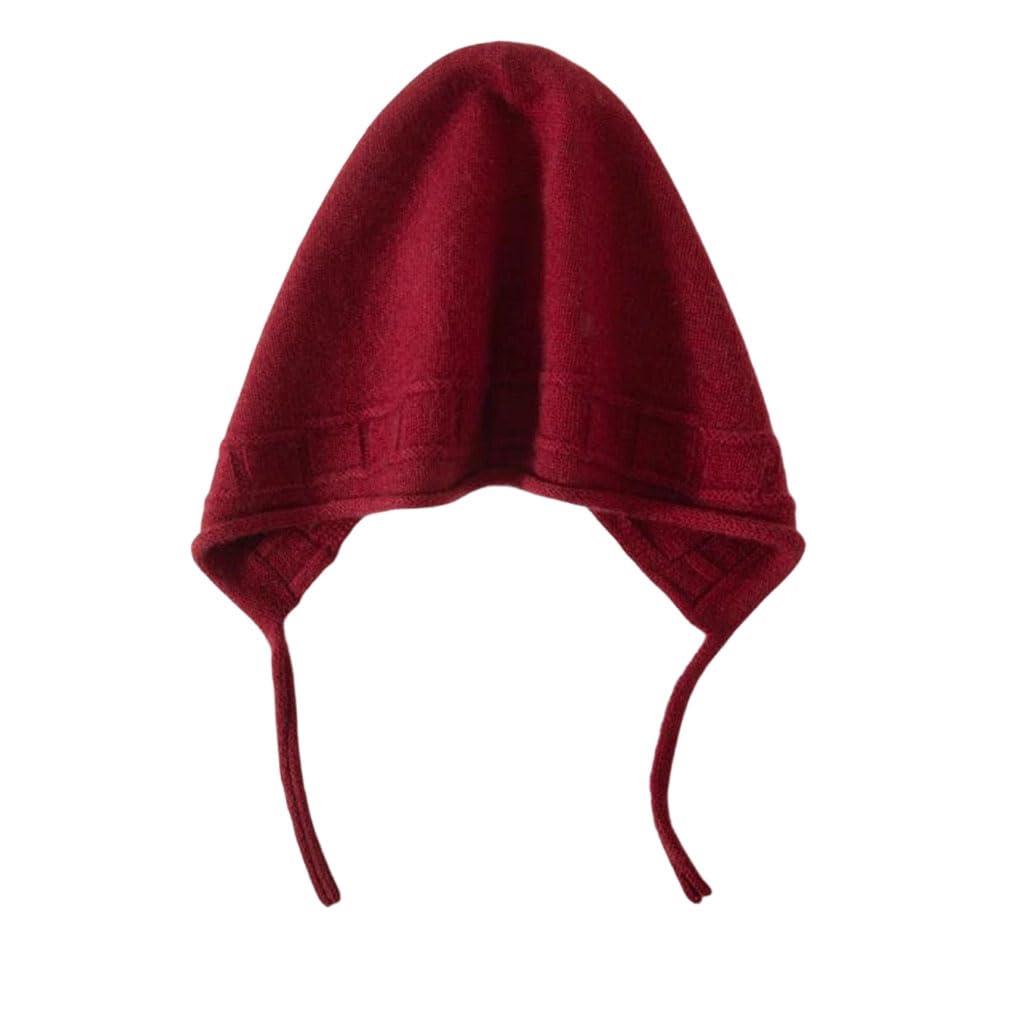 Bonnet en cachemire pour femme épais tricot hiver chaud et doux