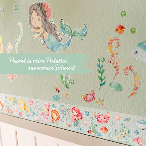 Papierdrachen Children's Border Mermaid, Mermaid - Set 1, 10 cm x 500 cm - Image 4