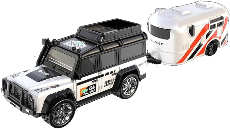 Image of PLUSPOINT 1:64 Mini RC Off-Road Car with LED Lights | 2.4GHz Off-Road Remote Control Car | 3 Speed Adjustable, USB Rechargeable Alloy RC Truck for Kids & Adults Indoor /Outdoor Racing
