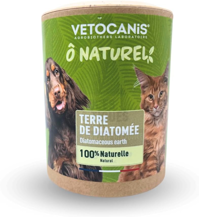 terre de diatom&eacute;e vetocanis pour chien et chat