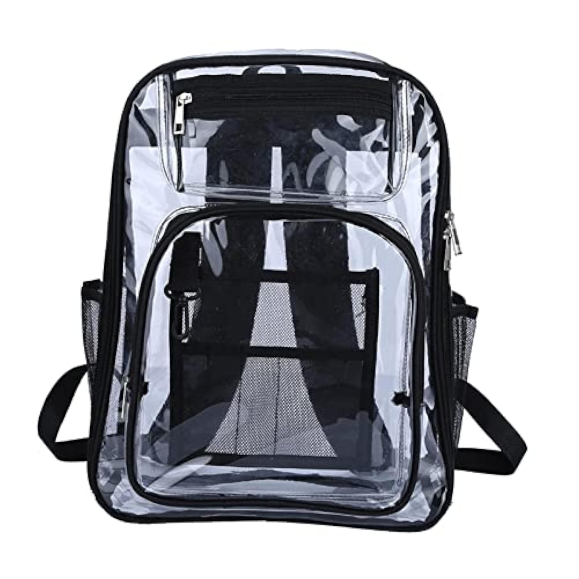 Transparent Backpack with Reinforced Strap