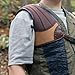 TOURBON Shooting Recoil Shields Shotgun Rifle Left Right Shoulder Pads Adjust to Fit Recoil Reduction - Canvas and Leather (Right Handed)