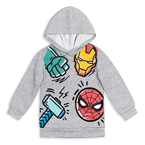 Marvel Avengers Spider-Man Thor Hulk Iron Man Big Boys Fleece Pullover Hoodie 18-20 #TOP14
