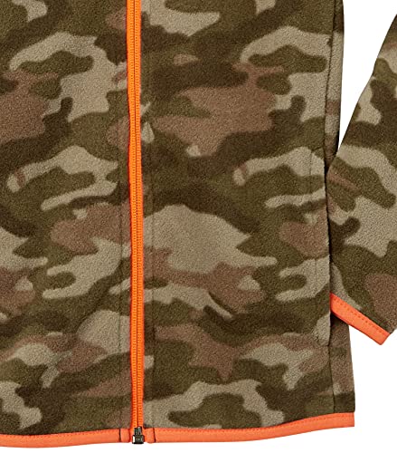 Image of Amazon Essentials Boys and Toddlers' Polar Fleece Full-Zip Mock Jacket, Insulated, Long Sleeve