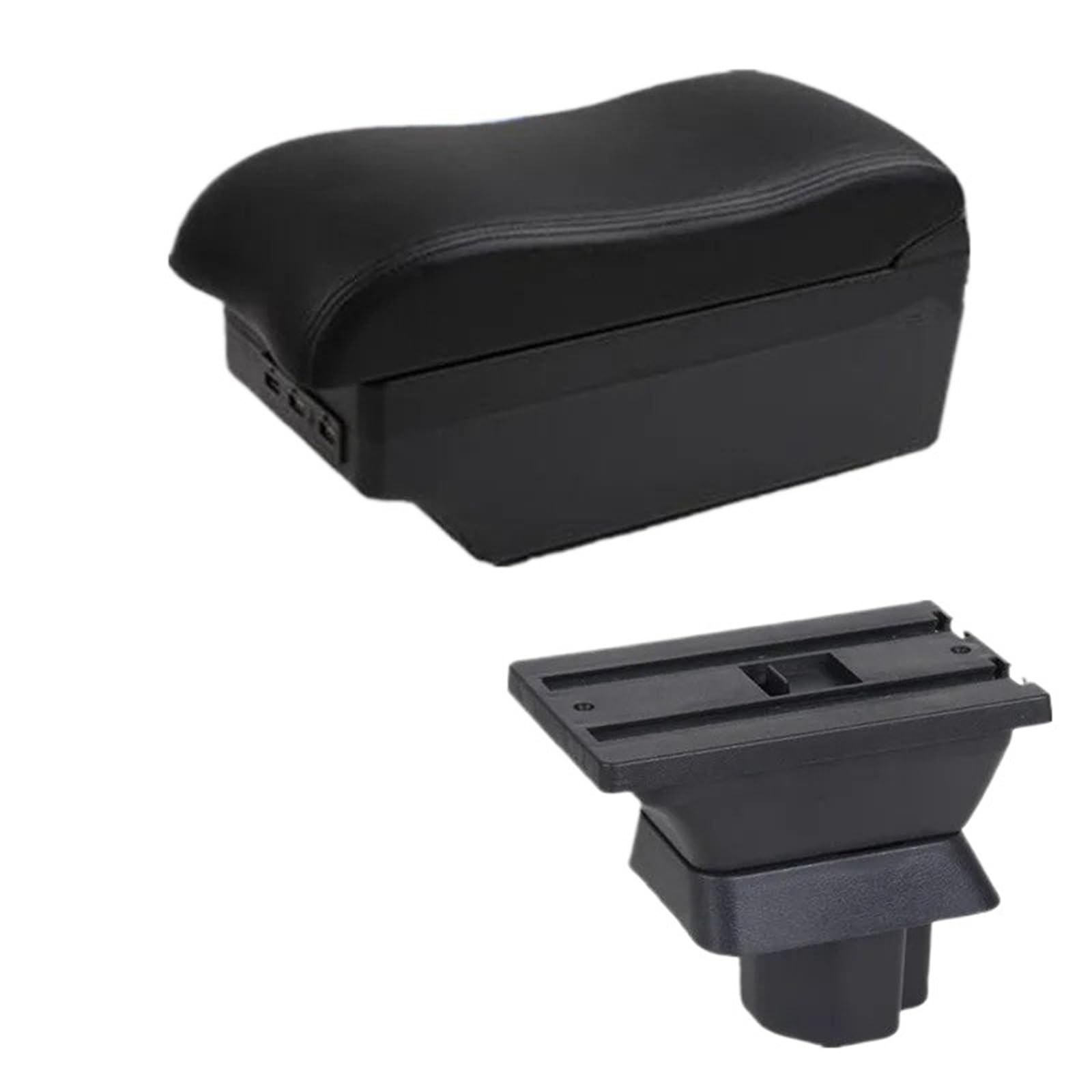 JMOLXURI Car Armrest Box For Mazda 2 For Demio Armrest Box Center Console