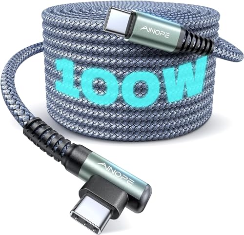 USB-C Schnellladekabel AINOPE 3m 100W für schnelle Datenübertragung